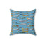 Retro Airplane Baby Room Decor Square Pillow - OJUANS