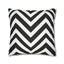 Black and White Stripe Square Pillowcase - OJUANS