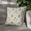 Spring Flower Pattern Square Pillowcase