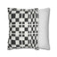 Black and White Minimalist Square Pillowcase - OJUANS