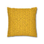 Yellow Stripe Square Pillowcase - OJUANS