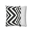 Black and White Stripe Square Pillowcase - OJUANS