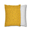 Yellow Stripe Square Pillowcase - OJUANS