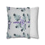 Lavender Purple Sage Green Floral Pillowcase - Spring Home Decor Accent - OJUANS