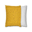 Yellow Stripe Square Pillowcase - OJUANS