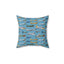 Retro Airplane Baby Room Decor Square Pillow - OJUANS