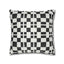 Black and White Minimalist Square Pillowcase - OJUANS