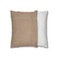 Neutral Lined Square Pillowcase