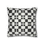 Black and White Minimalist Square Pillowcase - OJUANS