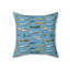 Retro Airplane Baby Room Decor Square Pillow - OJUANS