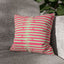 Seasonal Pink Home Decor Spun Polyester Square Pillowcase