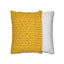 Yellow Stripe Square Pillowcase - OJUANS