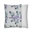 Lavender Purple Sage Green Floral Pillowcase - Spring Home Decor Accent - OJUANS