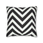 Black and White Stripe Square Pillowcase - OJUANS