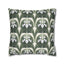 Green Flower Pattern Square Pillowcase - OJUANS