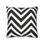 Black and White Stripe Square Pillowcase - OJUANS