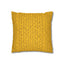 Yellow Stripe Square Pillowcase - OJUANS