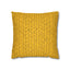 Yellow Stripe Square Pillowcase - OJUANS