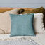 Smokey Blue Velvet Pillow Cover - OJUANS