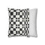 Black and White Minimalist Square Pillowcase - OJUANS