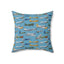 Retro Airplane Baby Room Decor Square Pillow - OJUANS