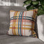 Tartan Pattern Spun Polyester Pillowcase