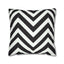 Black and White Stripe Square Pillowcase - OJUANS