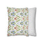 Spring Flower Pattern Square Pillowcase