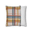 Tartan Pattern Spun Polyester Pillowcase