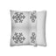 Snow Pattern Square Pillowcase - OJUANS