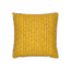 Yellow Stripe Square Pillowcase - OJUANS