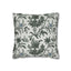 Green Toile Elegant Room Decor Pillow Cover - OJUANS