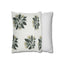 Botanical Spring Datura Flowers & Belladonna Leaves Throw Pillowcase - OJUANS