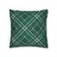 Green Tartan Pattern Pillowcase