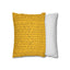 Yellow Stripe Square Pillowcase - OJUANS