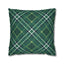 Green Tartan Pattern Pillowcase