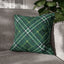 Green Tartan Pattern Pillowcase