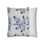 Lavender Purple Sage Green Floral Pillowcase - Spring Home Decor Accent - OJUANS