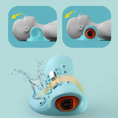 Back Shoulder and Neck Massager Relaxer Cervical Shiatsu Massage Pillow