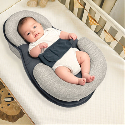 Portable and Removable Baby Anti-Spitting Ramp Pillow