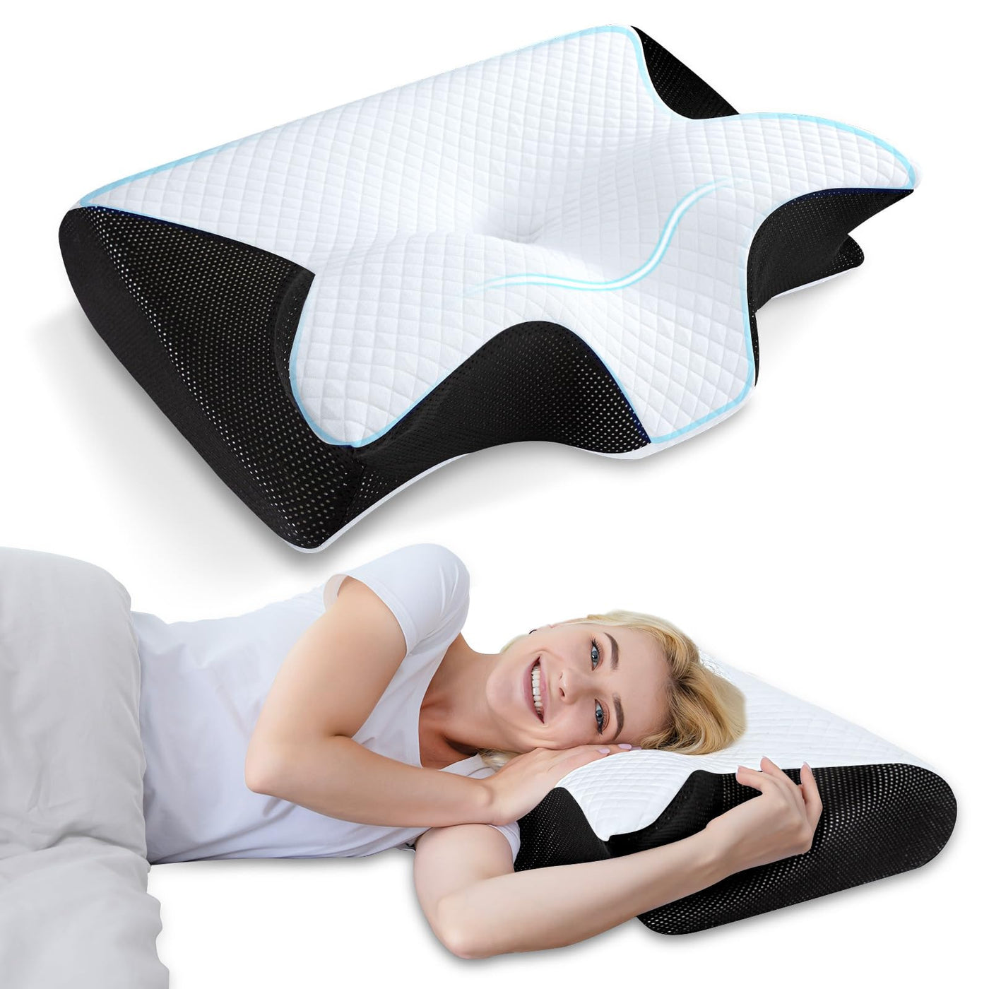 Cervical Neck Pillow for Pain Relief