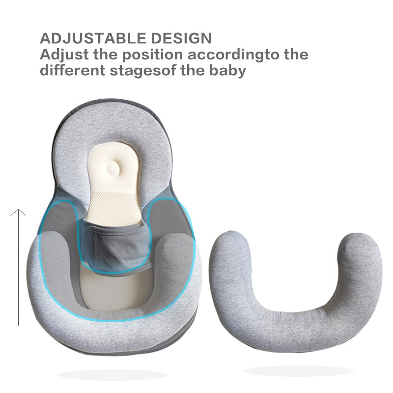 Portable and Removable Baby Anti-Spitting Ramp Pillow